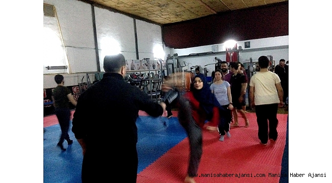 Sarıgöl'de Kick-Boks kursuna büyük ilgi