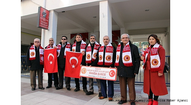 Şehit babası ve gaziler Zeytin Dalı Operasyonuna katılmak için gönüllü oldu
