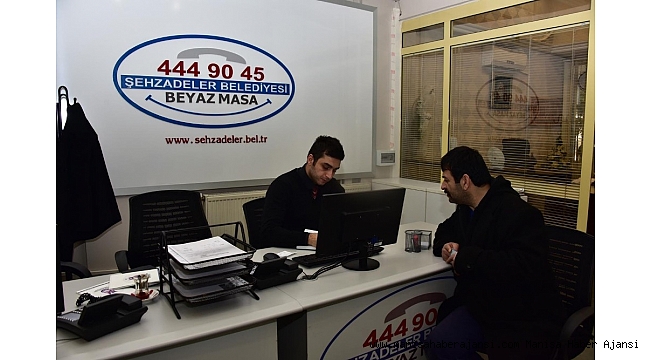 Şehzadeler Belediyesi Beyaz Masadan sorunlara hızlı çözüm