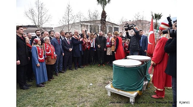 Başkan Ergün'e mehterli karşılama