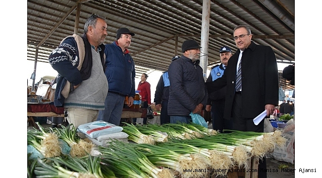 Başkan Karaçoban'dan gazi babasına pazaryerinde ziyaret