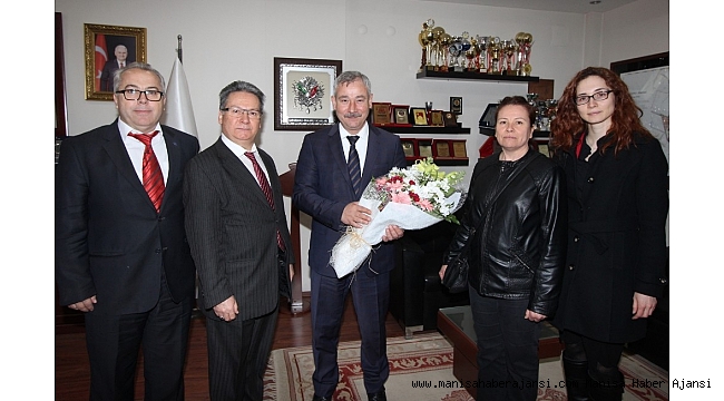 Başkan Yaralı, Saruhanlı Vergi Dairesi Müdürü Çetin'i ağırladı