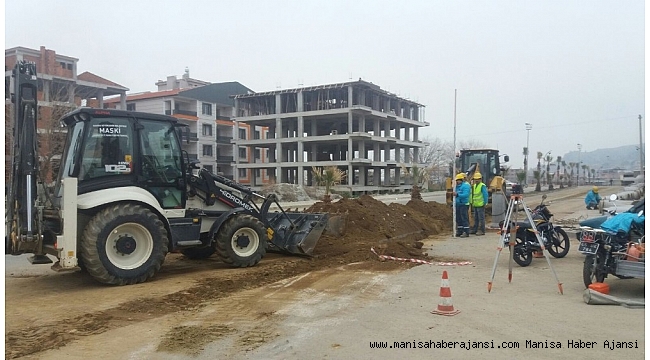 Salihli'de yeni yerleşim yerine yeni hat