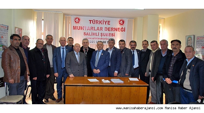 Salihlili muhtarlar 4. kez Mehmet Güler'i seçti