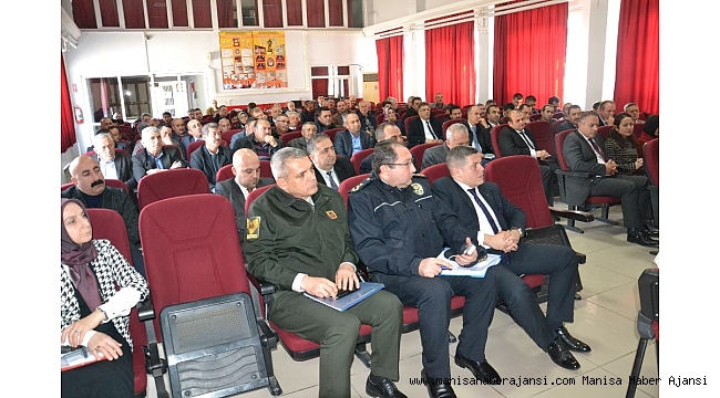 Saruhanlı'da öğrenci güvenliği tedbirleri görüşüldü