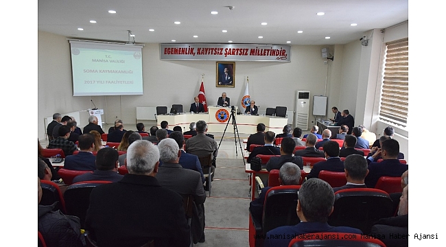 Vali Güvençer Soma'da muhtarlarla buluştu