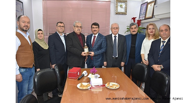 Başkan Çelik'ten 30 yıllık oda başkanına ziyaret