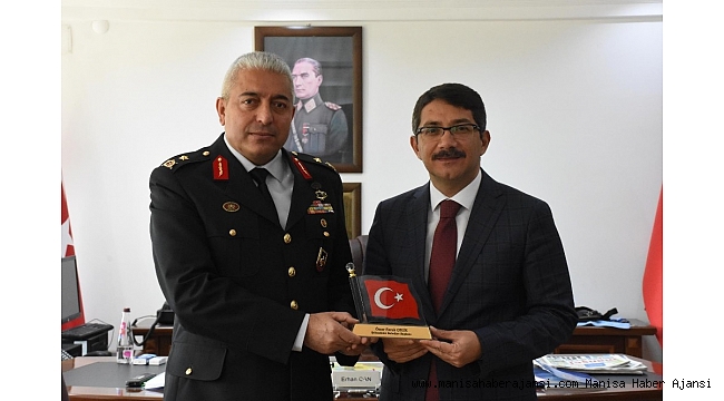 Başkan Çelik'ten Tuğgeneral Can'a Afrin teşekkürü