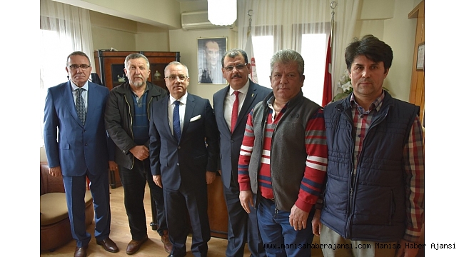 Başkan Kayda'dan 4 esnaf oda başkanına hayırlı olsun ziyareti