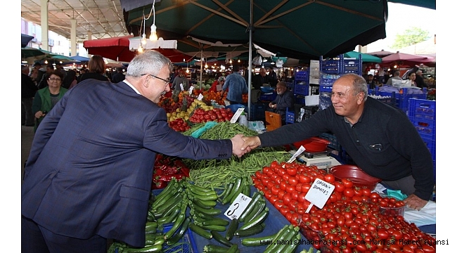 Başkan Yaralı'dan pazarcı esnafına müjde