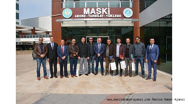 Filistin heyeti MASKİ&#039;de incelemelerde bulundu