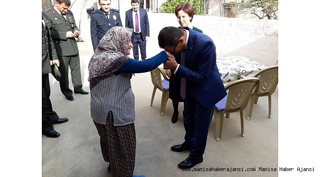 Kaymakam Uçgun'dan şehit ailelerine ziyaret