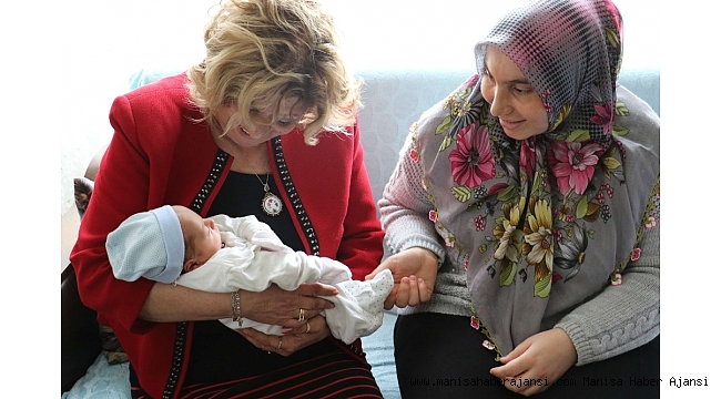 Manisa Büyükşehir&#039;den &#039;Hoş geldin bebek&#039; ziyareti