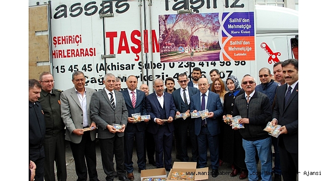 Manisa'dan Mehmetçiğe 50 bin paket üzüm, 50 bin paket leblebi