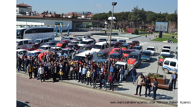 Mehmetçiğe destek için konvoy düzenlediler