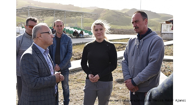 Milli atıcı, Salihli atış poligonunu çok beğendi