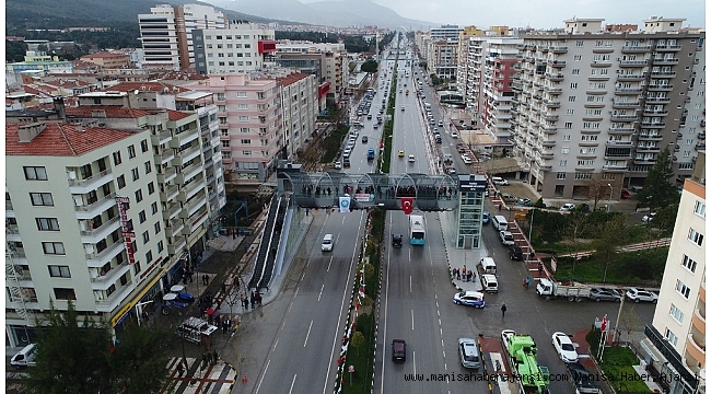 Mimar Sinan üst geçidi açıldı