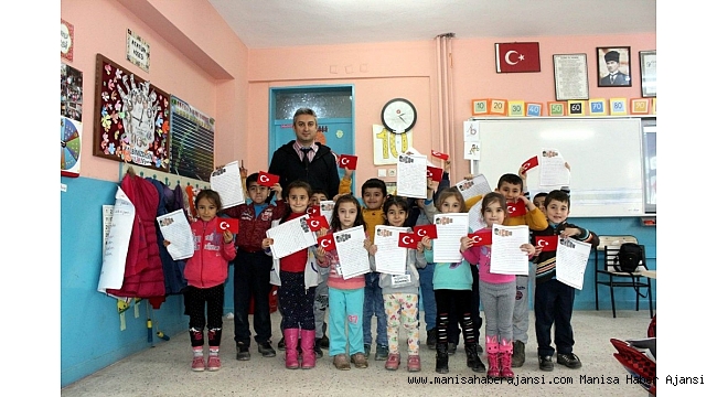 Minik öğrencilerden asker ve polise moral mektubu