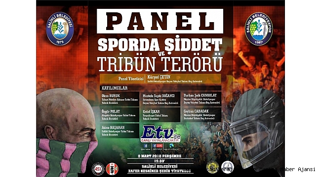 Salihli'de 'Sporda şiddet ve tribün terörü' paneli yapılacak