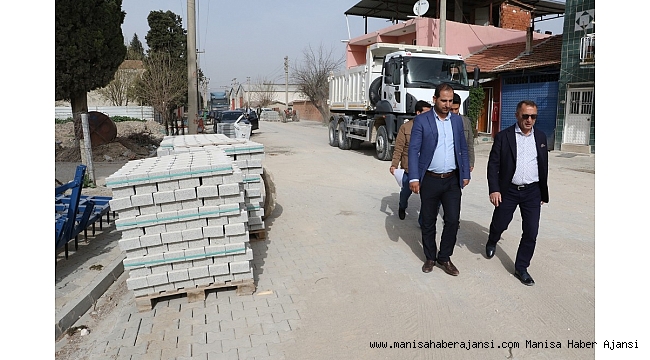 Saruhanlı'ya 450 bin metrekare kilit parke