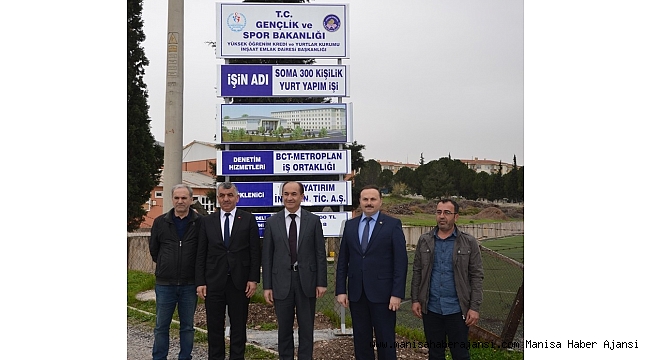 Soma'da 300 yataklı KYK yurdu yapılıyor