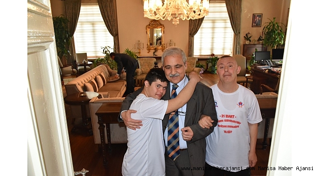 Vali Güvençer özel çocukları ağırladı