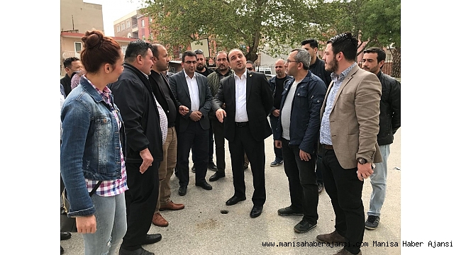 AK Parti'li Baybatur eğitim alanındaki yatırımları yerinde inceledi