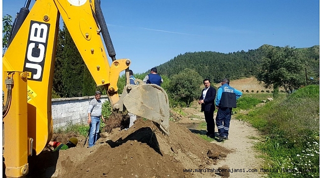 Barış Mahallesi mezarlığına yeni içme suyu hattı
