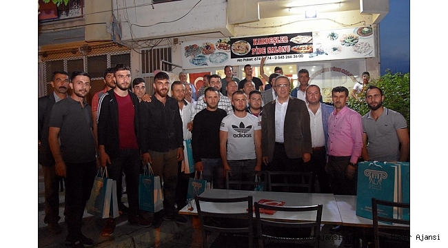 Başkan Karaçoban askerleri dualarla uğurladı