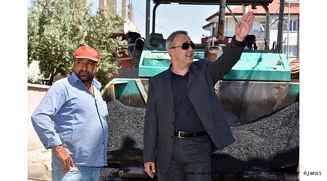 Başkan Karaçoban mahalle çalışmalarını yerinde inceledi