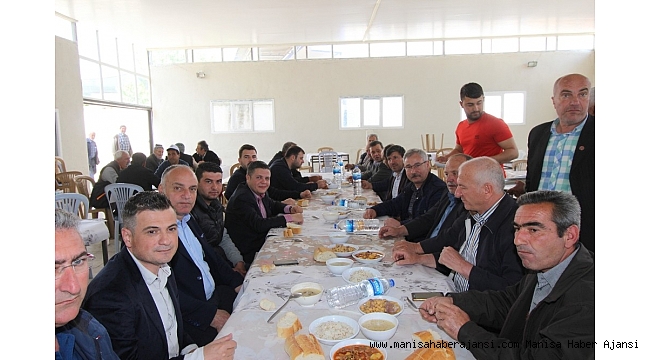 Başkan Yaralı Çullugörece'de hayır yemeğine katıldı