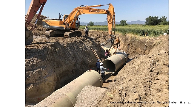 Manisa'da 59 milyonluk yatırımın deşarj hattı da tamamlandı