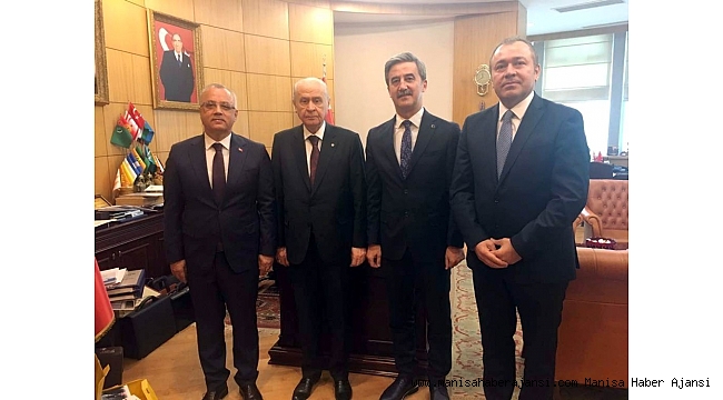 MHP'li Başkanlar Bahçeli'yi ziyaret etti