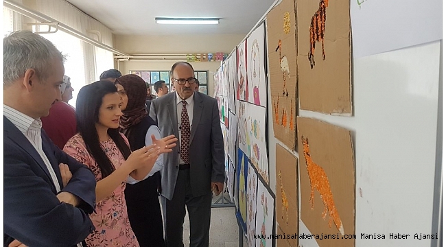 Öğrencilerin sergisi büyük ilgi gördü