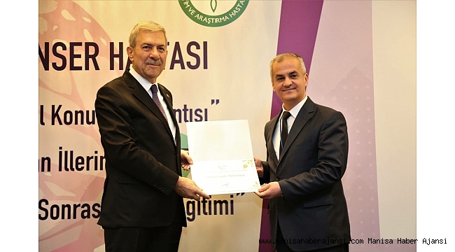 Sağlık Bakanlığından Manisa'ya birincilik ödülü