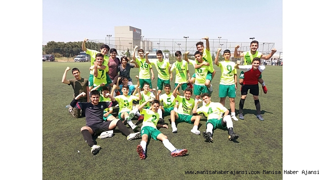 Salihli Belediyespor U15 takımı Manisa şampiyonu