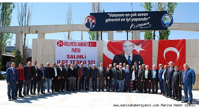 Salihli MHP'den Türkeş için lokma hayrı