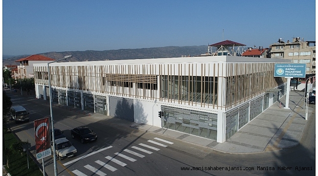 Sarıgöl Kapalı Otopark ve Pazaryeri Projesi tamamlandı