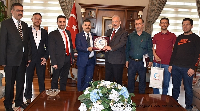 Vali Güvençer, Cansuyu Derneği İl Temsilcisi Fatih Akova Ve Yönetimini Kabul Etti