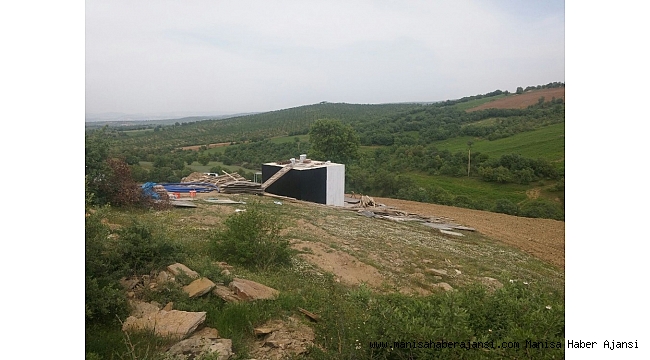 Yapılan su biriktirme deposu 2 mahalleyi rahatlatacak