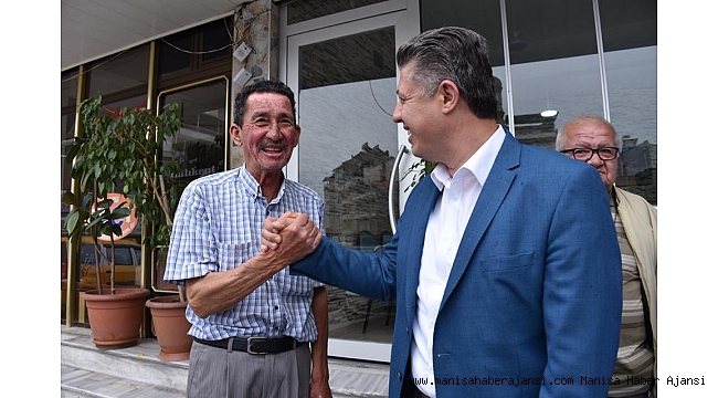 AK Parti'nin adayı Özkan çalışmalarını Demirci'de sürdürdü