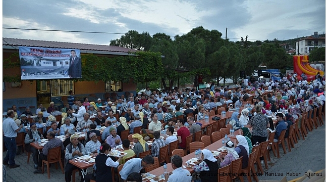 Başkan Çerçi vatandaşlarla birlikte iftar yaptı