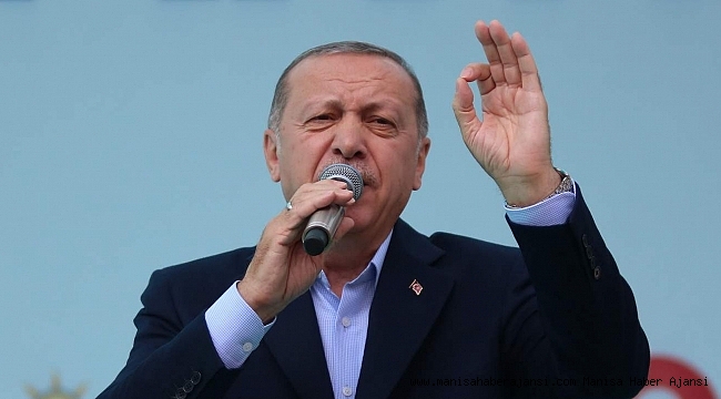 Erdoğan'dan İnce'ye Manisa'dan cevap