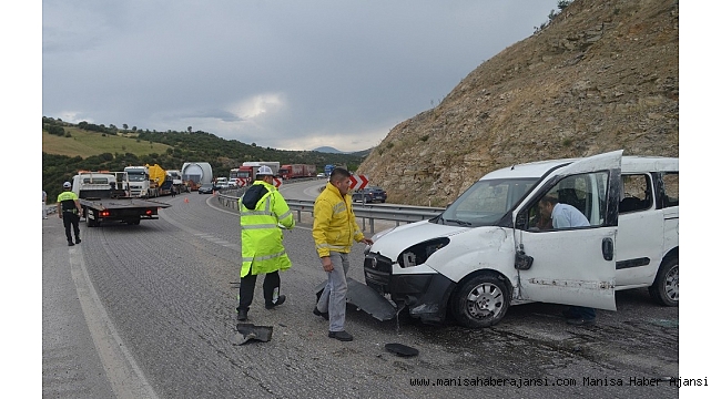 Kula'da yağmur kazaları beraberinde getirdi