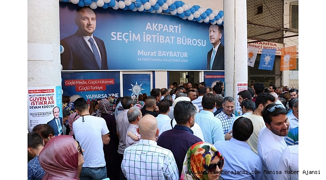 AK Parti'li Baybatur seçim bürosunu açtı