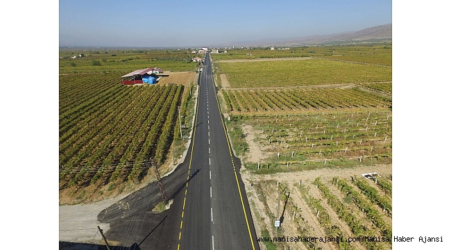Alaşehir&#039;e 4 yılda 185 kilometre asfalt