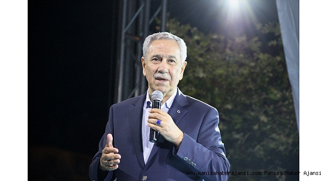 Arınç: "AK Parti, Türkiye için bir şanstır"