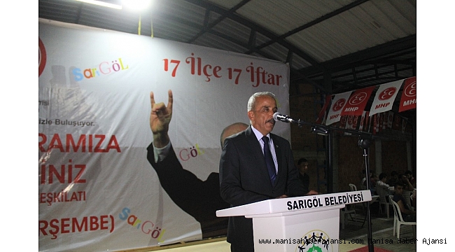 Cumhur ittifakı Sarıgöl'de iftarda buluştu
