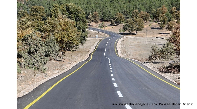 Gördes&#039;e 163 kilometrelik asfalt