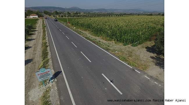 Manisa'da 19 milyon 855 bin metrekare yol asfalta kavuştu